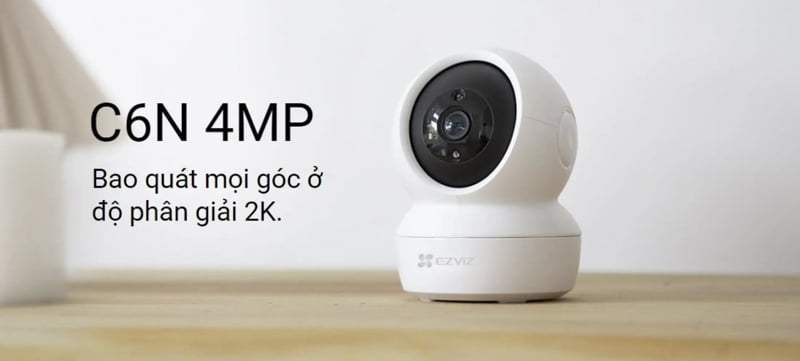 Camera Ezviz có độ phân giải cao từ 1MP - 4MP mang đến hình ảnh sắc nét, chi tiết