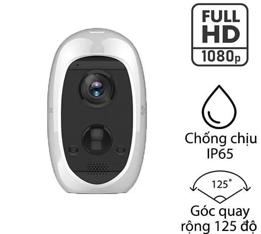 Camera IP Wifi Ezviz C3A 1080P, không dây dùng pin hoạt động đến 4 tháng