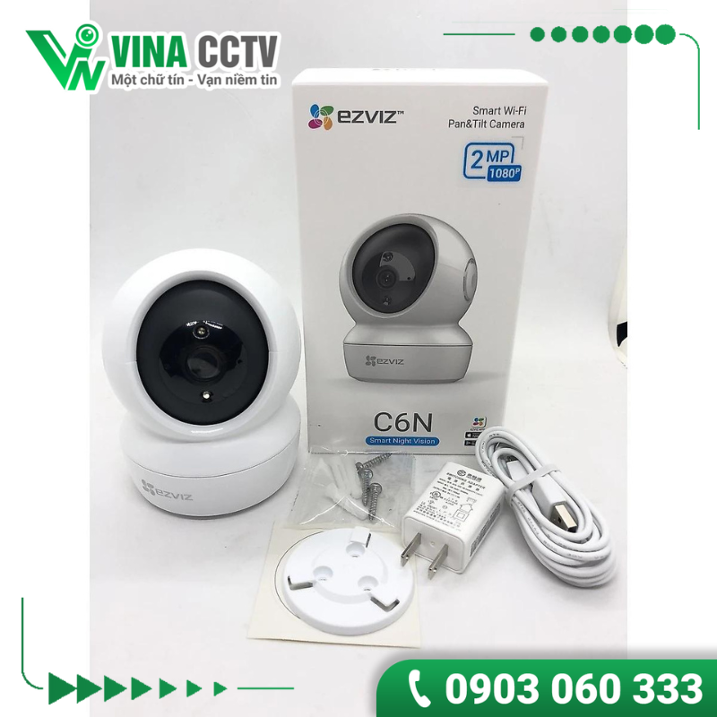 Camera wifi không dây Xoay 360 độ - C6N bán chạy tai VINA CCTV