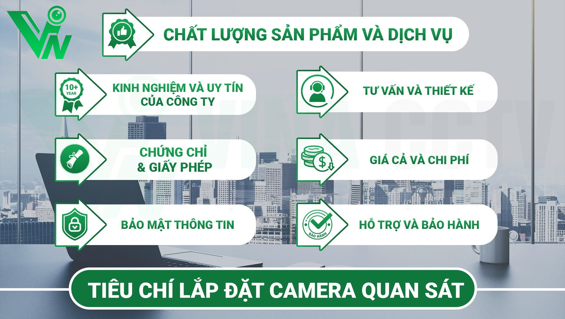 Tiêu chí lựa chọn đơn vị lắp đặt Camera Quan sát